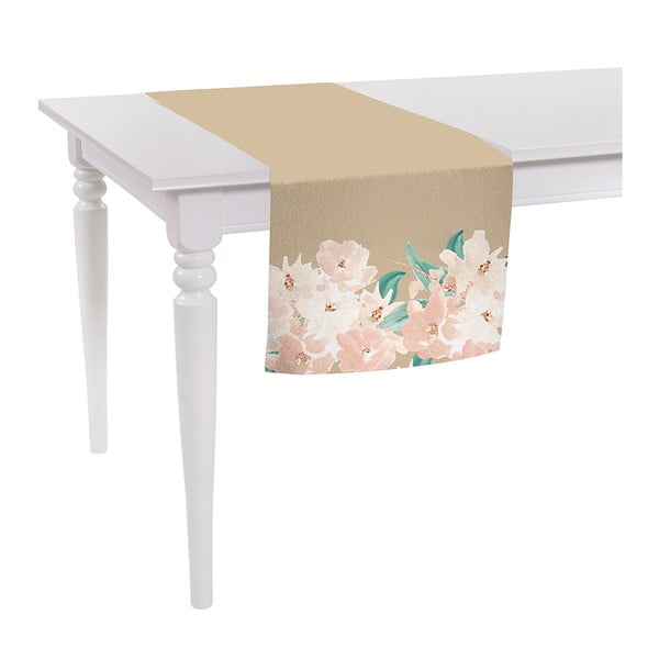Runner da tavola beige e rosa , 140 x 40 cm Honey - Mike & Co. NEW YORK