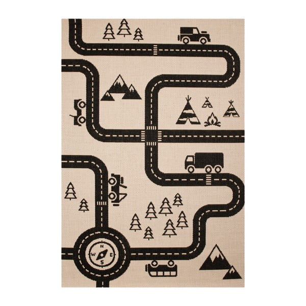 Tappeto per bambini , 120 x 170 cm Road Map Charly - Zala Living