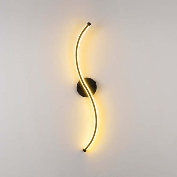 Lampada da parete a LED nera Yilan - Opviq lights-image-2