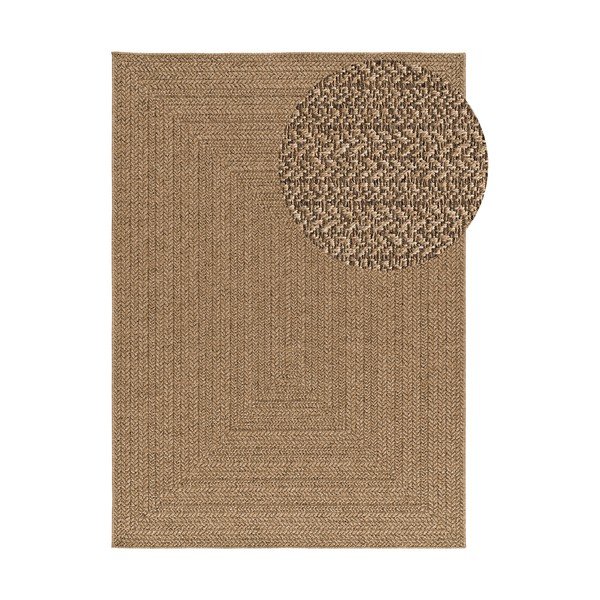 Tappeto da interno/esterno di colore naturale 200x290 cm Acra – Universal