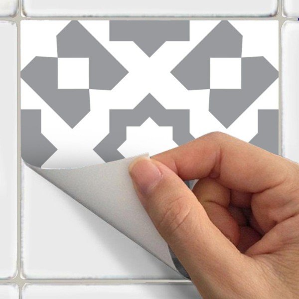 Set di 24 decalcomanie murali Azulejos Badgio, 10 x 10 cm - Ambiance-image-3