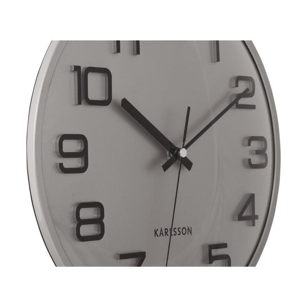 Orologio da parete ø 30,5 cm 3D Numbers - Karlsson-image-2