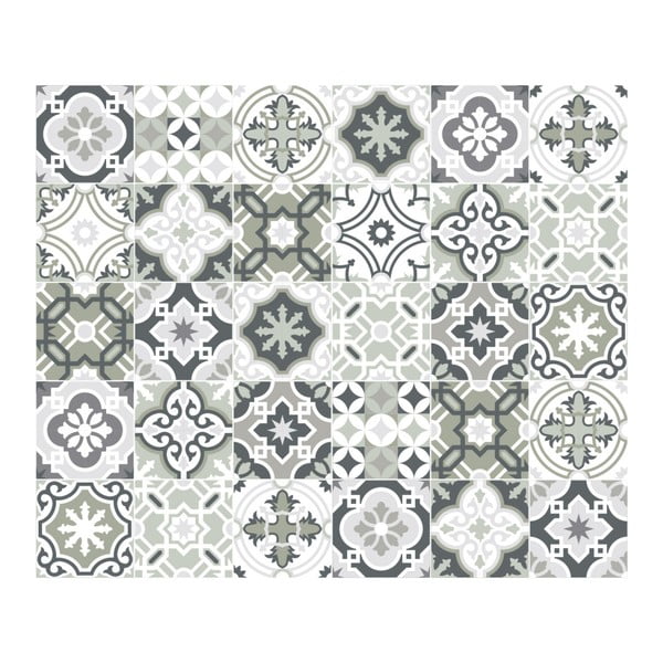 Set di 30 adesivi murali , 10 x 10 cm Oslo - Ambiance-image-2