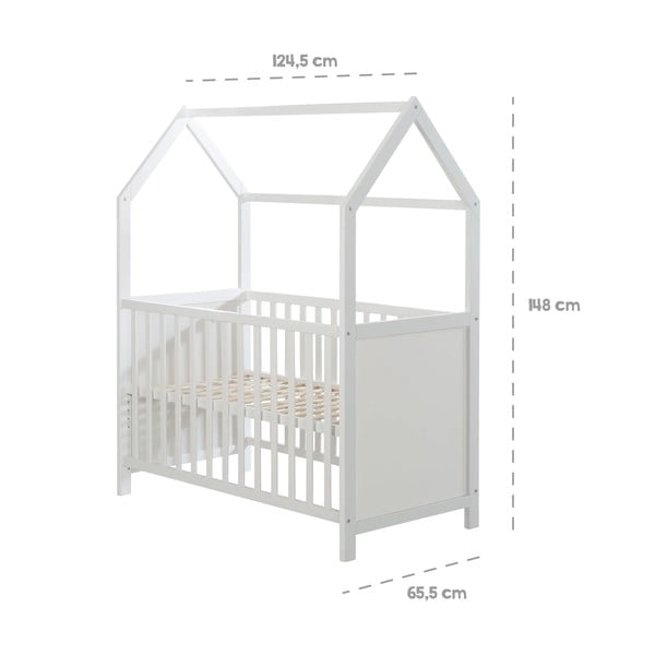 Culla bianca 60x120 cm - Roba-image-4