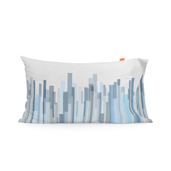Set di 2 federe in cotone Crystal, 50 x 75 cm - Blanc