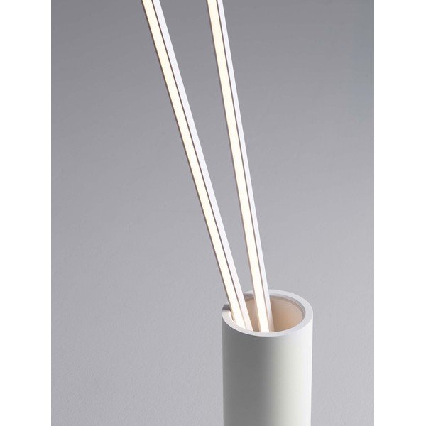 Lampada da terra LED bianco opaco in metallo con struttura flessibile (altezza totale 181 cm) Kimolia – Nova Luce-image-1