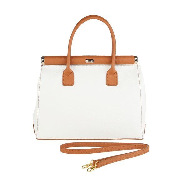 Borsa in pelle beige Blair - Chicca Borse-image-3