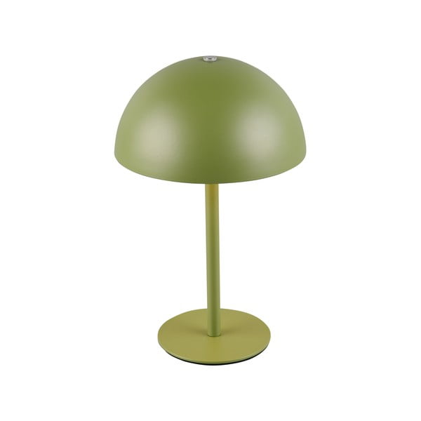 Lampada da tavolo LED verde con paralume in metallo (altezza totale 21 cm) Munoz – Trio-image-3