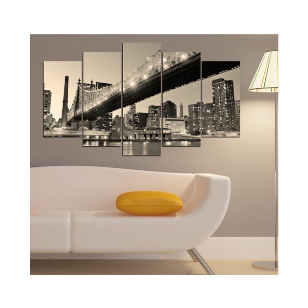 Pittura in più parti Hundra, 102 x 60 cm - Insigne-image-1