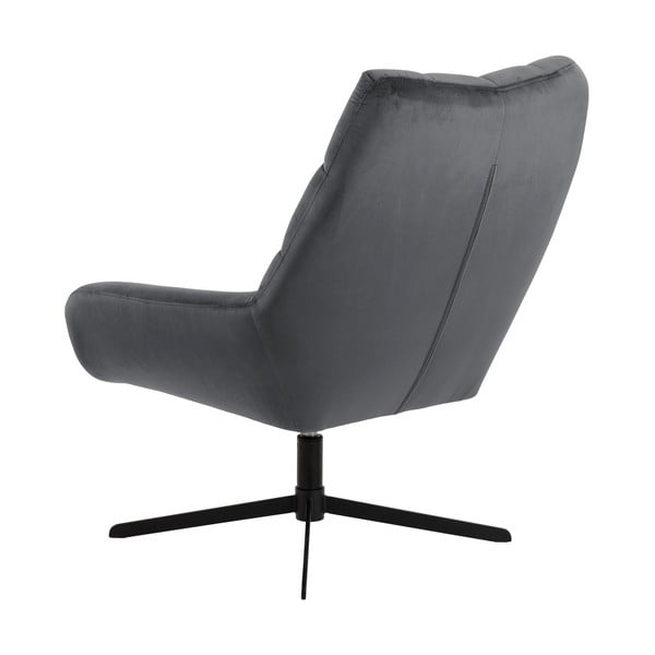 Poltrona grigia girevole Paris – Actona-image-3