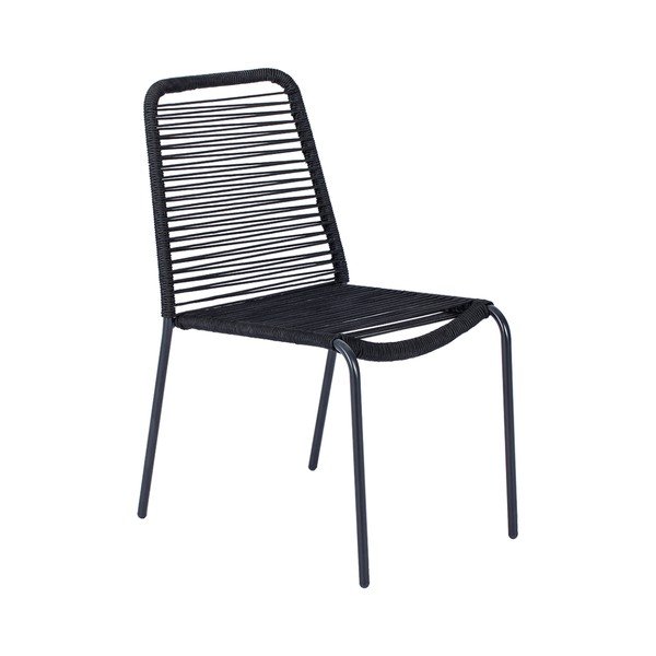 Sedia da giardino nera Kai - Bonami Essentials-image-2