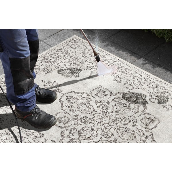 Tappeto da esterno grigio e crema , 120 x 170 cm Tilos - NORTHRUGS-image-3