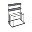 Portautensili da cucina in acciaio inox Tokyo Lava - Metaltex
