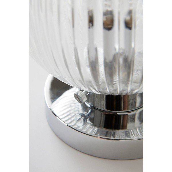Plafoniera color argento lucido in vetro ø 15 cm Tink – Jotex-image-4