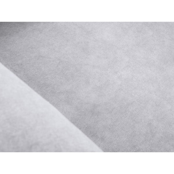 Divano in velluto grigio chiaro 242 cm Erin - Micadoni Home-image-1