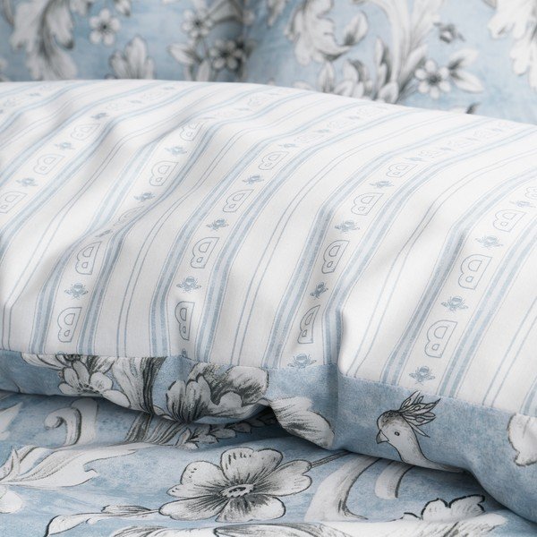 Biancheria da letto bianca/blu per letto singolo 135x200 cm Regal Floral – Catherine Lansfield-image-4