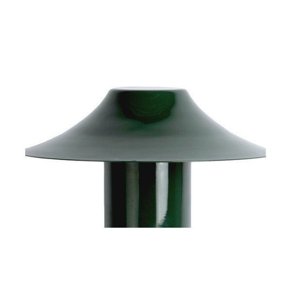 Lampada da tavolo verde scuro in metallo (altezza totale 32 cm) Catania Trapeze – Leitmotiv-image-2
