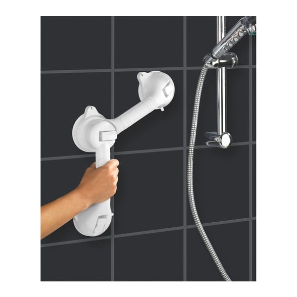 Maniglia di sicurezza bianca per doccia per anziani, lunghezza 49,5 cm Secura - Wenko