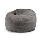 Puof a sacco grigio scuro con rivestimento in velluto a coste Om 110 – SLOWDOWN