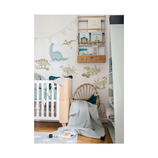 Set di adesivi murali per bambini con motivi di dinosauri , 70 x 70 cm Happy Dino - Dekornik-image-2