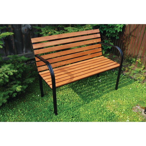 Panchina da giardino in legno - Rojaplast-image-1