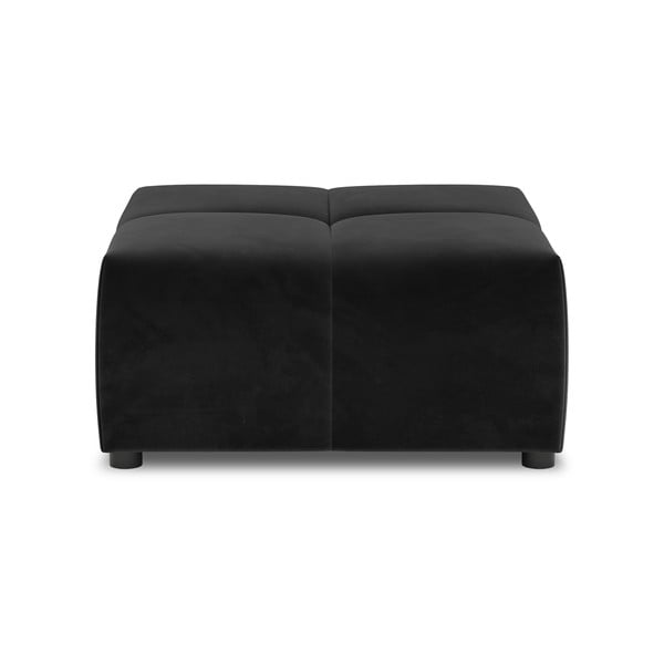 Modulo divano in velluto nero Rome Velvet - Cosmopolitan Design-image-2