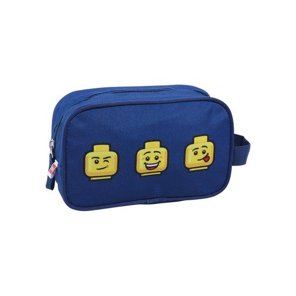 Modrá toaletní taška LEGO®Faces