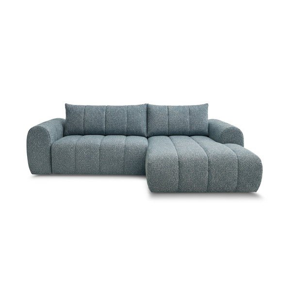 Divano angolare blu (con penisola a destra/con chaise lounge) Nesty – Bobochic Paris