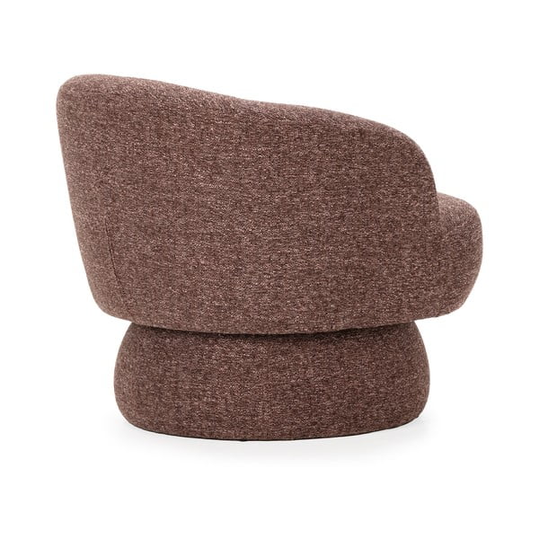 Poltrona viola/marrone girevole Dali – MOME-image-4