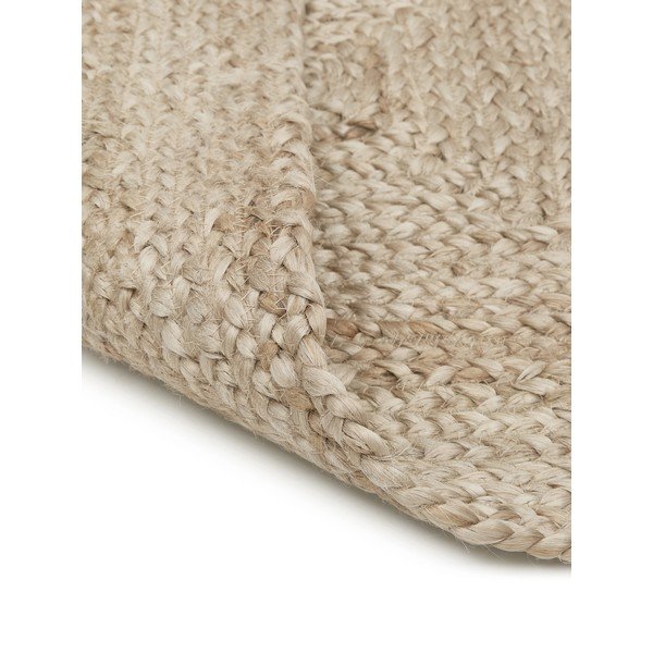Tappeto di colore naturale in iuta tessuto a mano 60x90 cm Sharmila – Westwing Collection-image-4