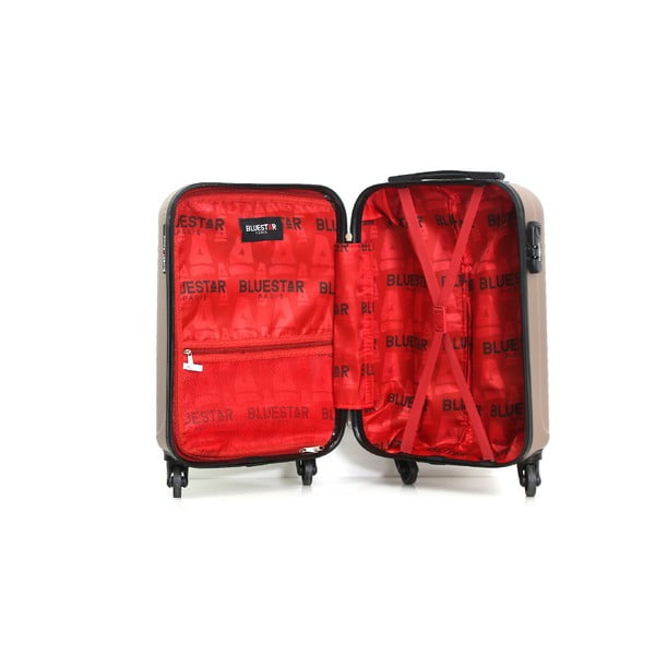 Valigia a mano beige con ruote Atlanta, 32 l - Bluestar-image-1