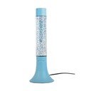 Lampada da tavolo blu con paralume in vetro (altezza totale 37,5 cm) Astro Glittler – Leitmotiv