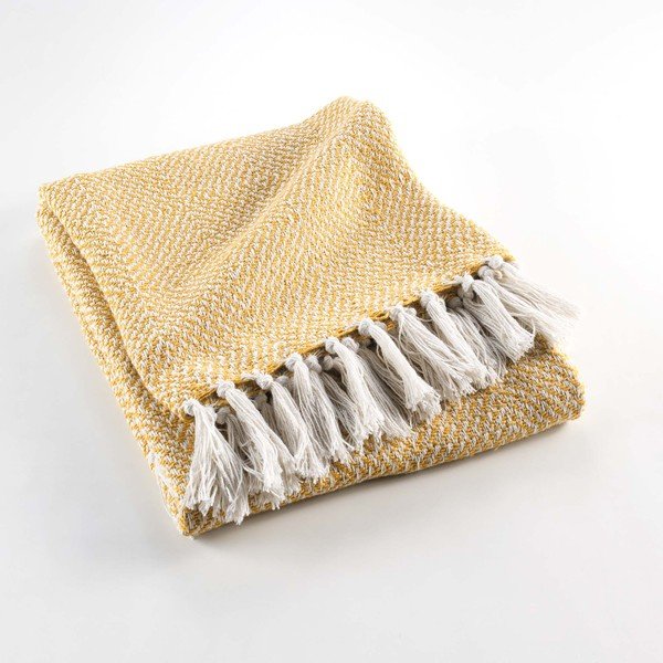 Coperta 125x150 cm Louisette - douceur d'intérieur-image-2