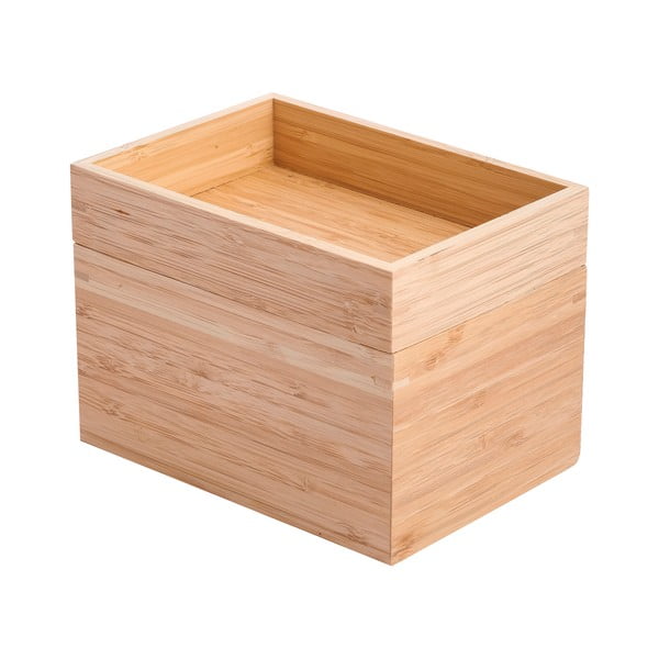 Organizer da bagno di colore naturale in bambù per cosmetici Isalys – MSV-image-2