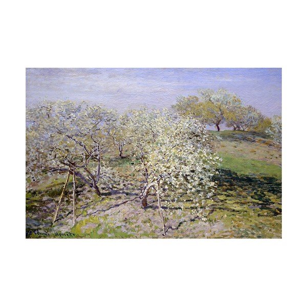 Obraz Claude Monet - Spring, 45x30 cm