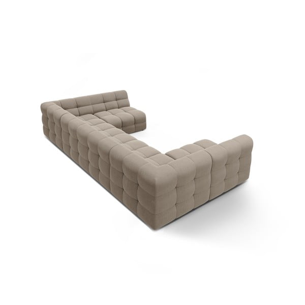 Divano angolare marrone (a U) Kendal – Micadoni -image-4