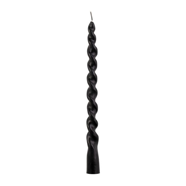 Set di 2 candele nere in cera d'api Spiral Twirl - PT LIVING