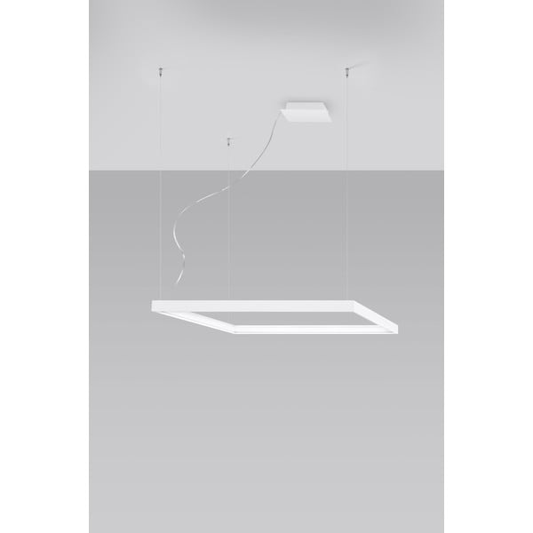 Lampada a sospensione a LED bianca 80x80 cm Aura - Nice Lamps