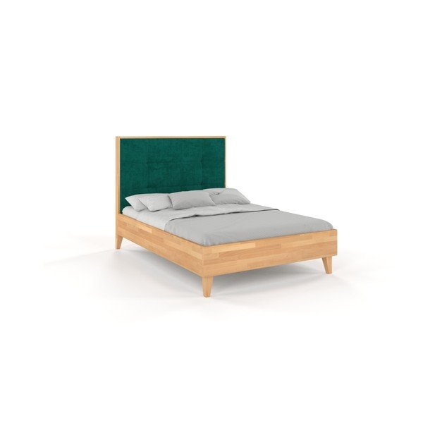 Letto matrimoniale in legno massiccio di faggio SKANDICA Frida, 200 x 200 cm - Skandica
