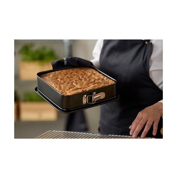 Stampo da forno in acciaio inox adatto per torta 24x24 cm – Blomsterbergs-image-3