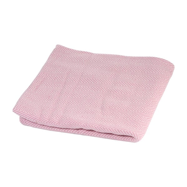 Coperta in cotone rosa Baby, 95 x 115 cm - Kindsgut