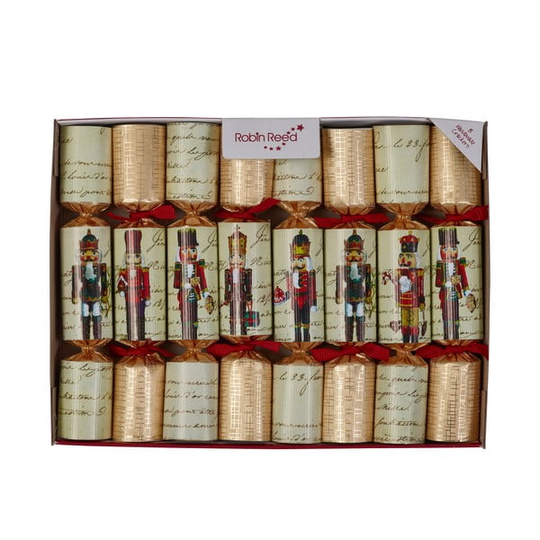 Set di cracker natalizi 8 pz Nutcracker – Robin Reed