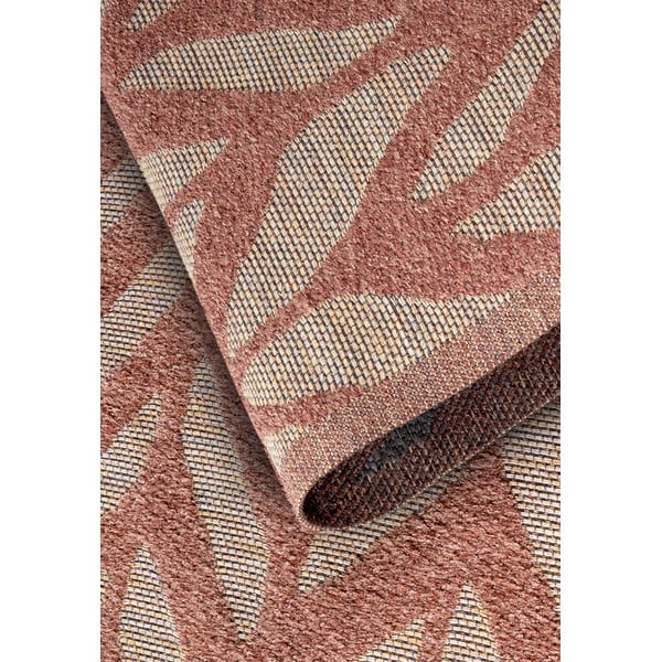 Tappeto per esterni color rosso mattone in fibra riciclata 200x290 cm Georgette - Villeroy&Boch-image-3