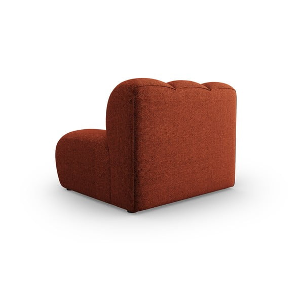 Divano componibile color mattone (solo con parte centrale) Lupine – Micadoni Home-image-3