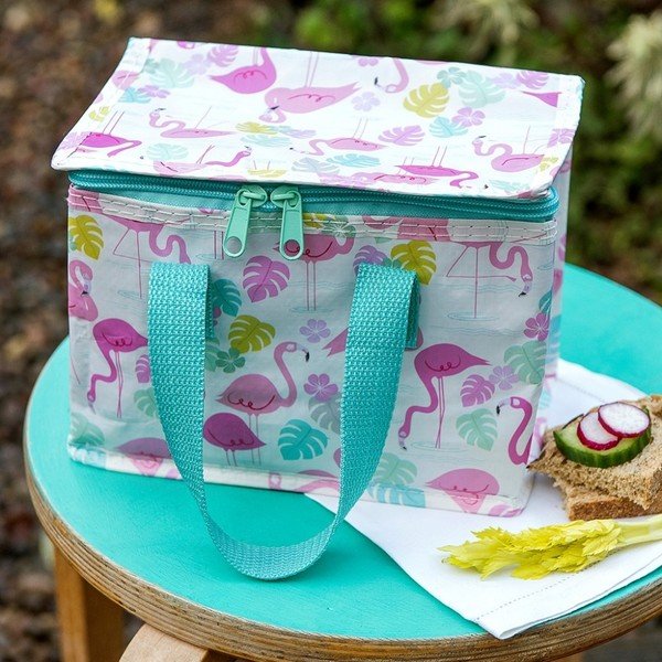 Borsa termica in bottiglie di plastica riciclate Flamingo Bay, 21 x 16 cm - Rex London-image-2