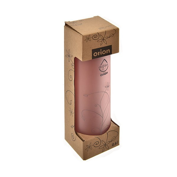 Bottiglia di vetro rosa 600 ml Adela - Orion-image-4