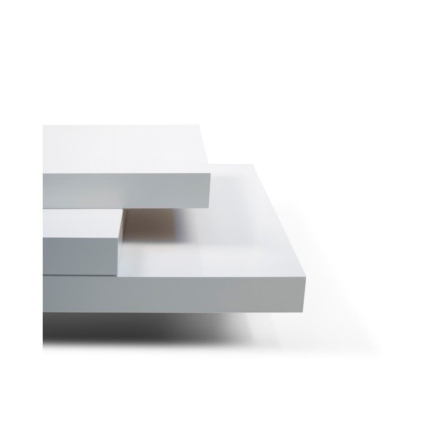 Tavolino bianco 90x90 cm Slate - TemaHome-image-3