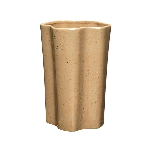 Vaso beige in ceramica altezza 30 cm Sapo - Hübsch