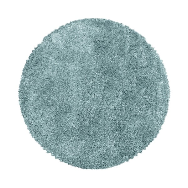 Tappeto rotondo blu ø 200 cm Fluffy - Ayyildiz Carpets