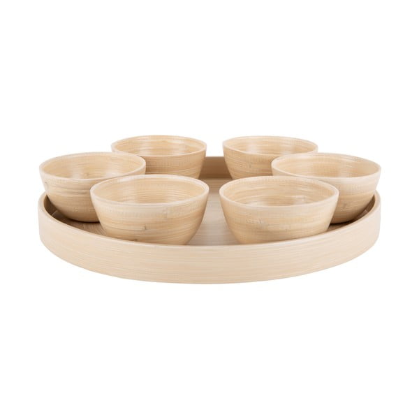 Set da portata in bambù colore naturale ø 32 cm Puro - PT LIVING